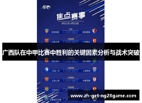 广西队在中甲比赛中胜利的关键因素分析与战术突破 广西队在中甲比赛中胜利的关键因素分析与战术突破