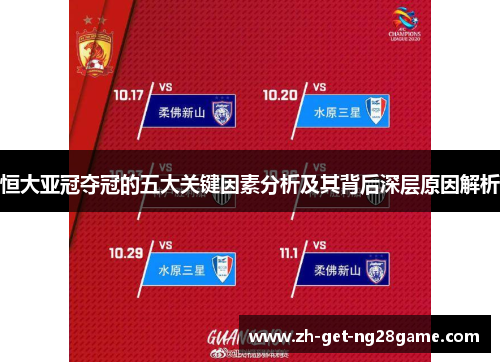 恒大亚冠夺冠的五大关键因素分析及其背后深层原因解析 恒大亚冠夺冠的五大关键因素分析及其背后深层原因解析